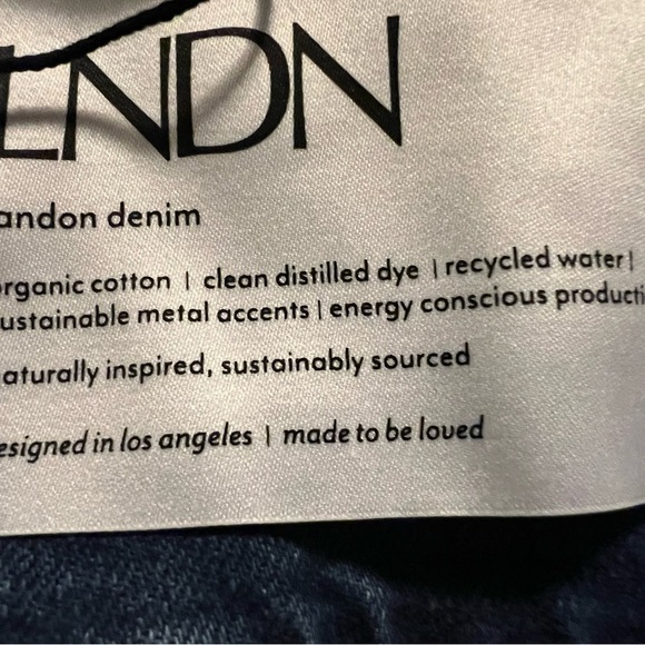 LNDN Medium Wash Denim Jacket with Cut Outs - Picture 7 of 7